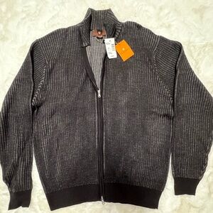 Toscano Ribbed Men’s Zip-up Jacket